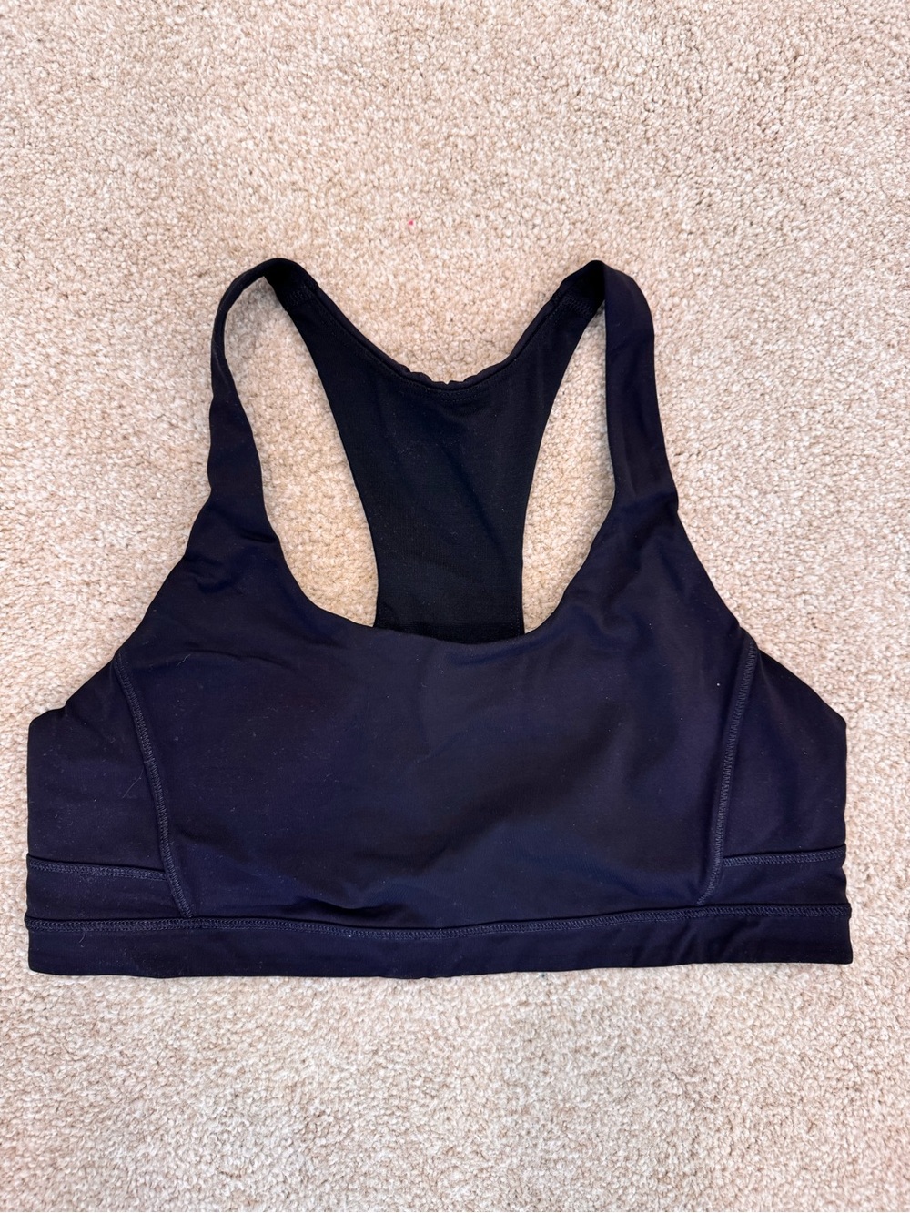 Lululemon Black Racerback Sports Bra